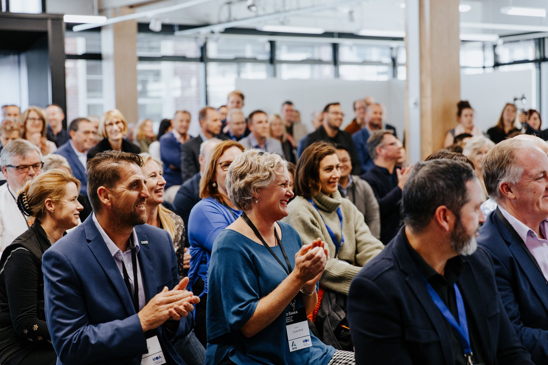 Steve Wait, CEO of The Business Centre at the opening of the Te Ōhaka - Centre for Growth & Innovation, in Christchurch NZ.